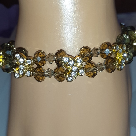 💗VTG Handmade Butterfly Bracelet - Picture 3 of 5